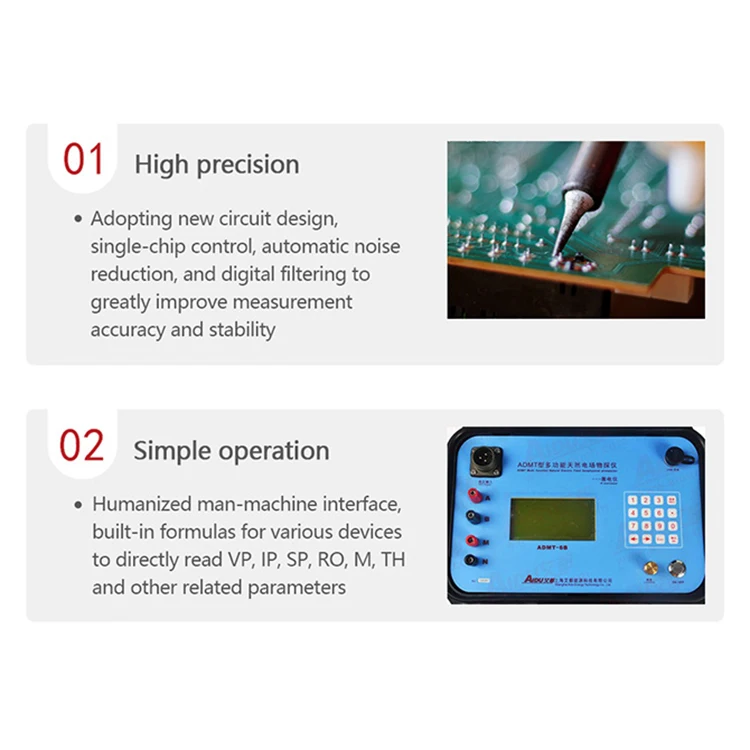 New  ADMT-6B Artificial Electric Field Induced Mineral Exploration Instrument