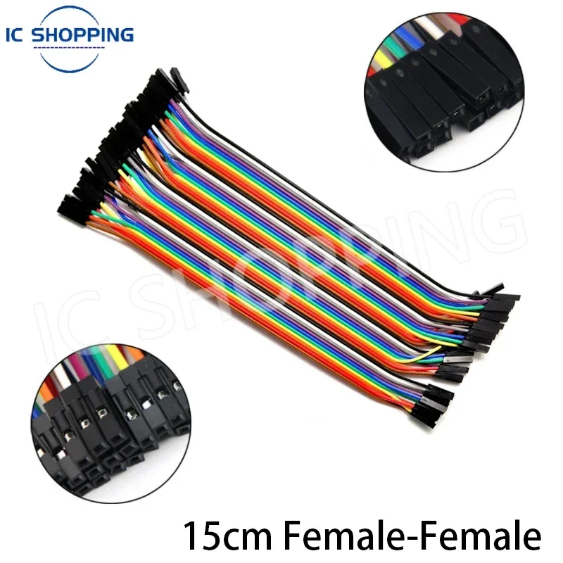 40-Piece DuPont Jumper Wire Set for DIY Electronics Projects