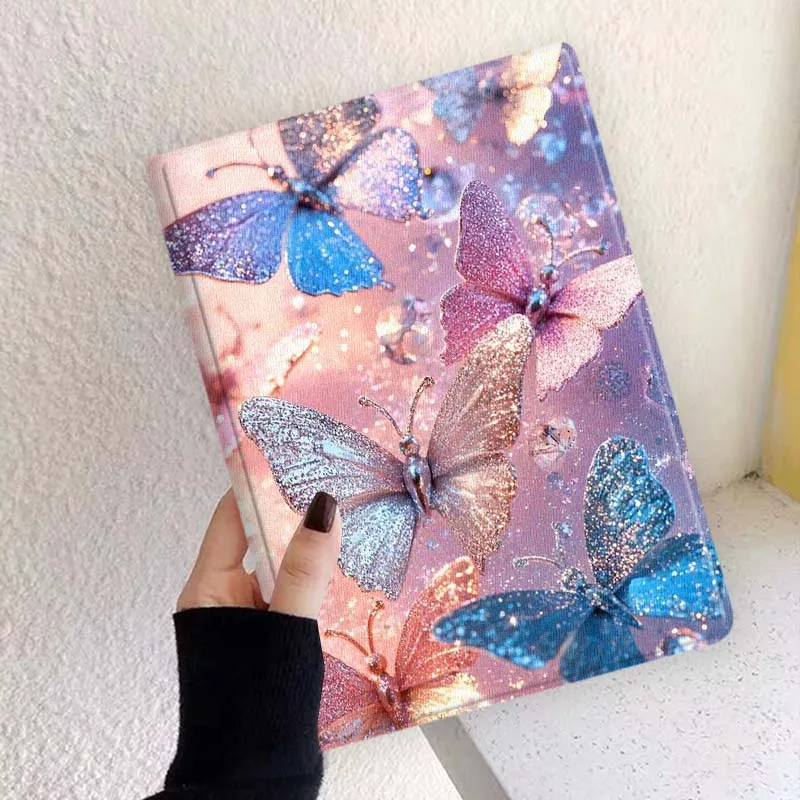 Cartoon Glowing Firefly Tablet Case