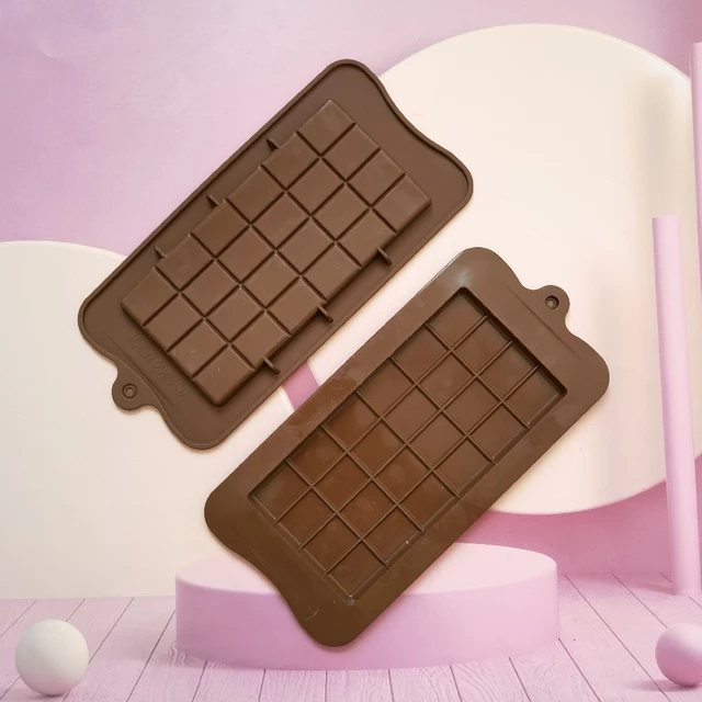 Waffle Chocolate Mold Silicone Mould Fondant Patisserie Candy Bar Mould  Cake Bakeware Candy Maker Kitchen Baking Accessories