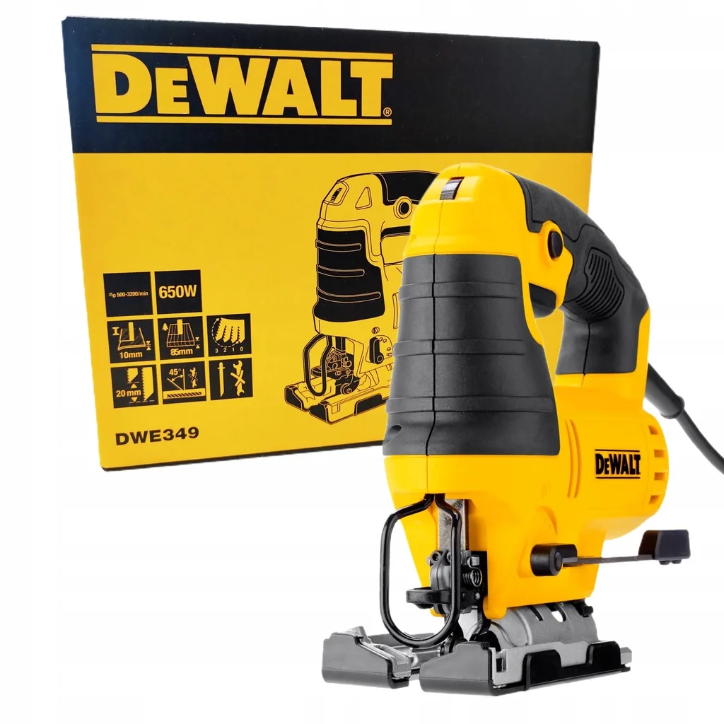 DEWALT Jigsaw DWE349 220V 650W 6 Variable Speed Jigsaw with handle wired Jigsaw