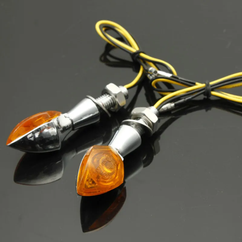 Wow Amber Cob Led Indicatori Di Direzione Per Moto Per Honda Kawasaki Yamaha Suzuki Triumph Harley...