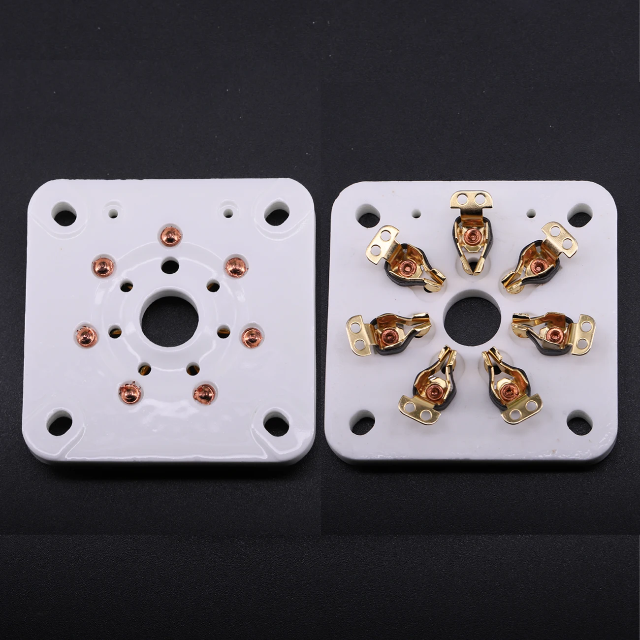 Ceramic Tube Socket 1PC 7PIN TUBE SOCKET Ceramic VALVE BASE GZC7-C for 6C33 FU19 FU29 FU30 FU32 829B 3C33 Vintage Audio Amplifier DIY