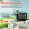 5000mAh Hand Crank Solar Power Bank with FM/AM Radio Flashlight Powerbank DC 5.0 Type C for iPhone 16 X Samsung Portable Charger 4