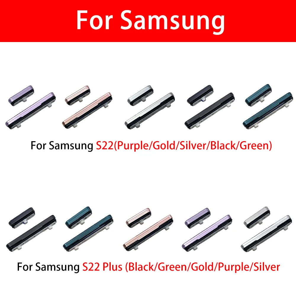 

For Samsung S22 S22 Plus S22 Ultra Side Button Power On Off Push Side Key Power Volume Button Smartphone Parts