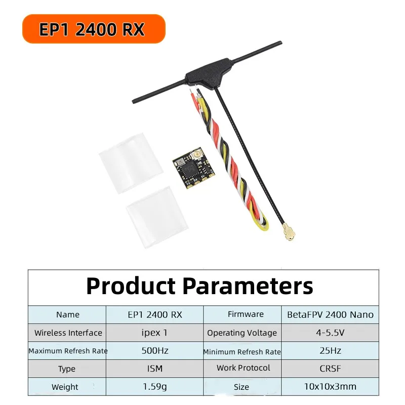 PER GEPRC ELRS Ricevitore Antenna Lunga 868 MHz per Drone da Corsa FPV