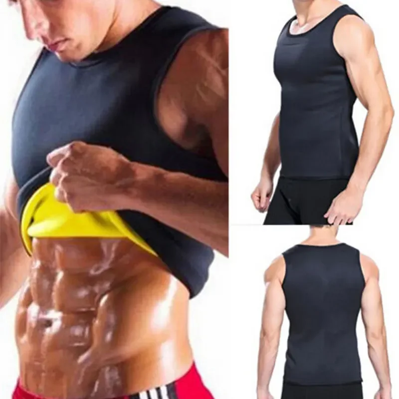 Slimming Belt Belly Men Slimming Vest Body Shaper Neoprene Abdomen Fat Burning Shapewear Waist Sweat Corset Sports