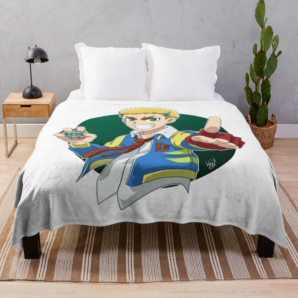 

Drum / Dante Koryu From Beyblade Burst Rise / GT Throw Blanket Personalized Gift warm winter Thermal Blankets