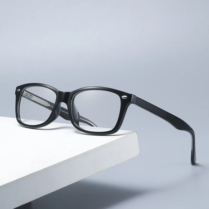 

Fashion Women Eyeglasses Frame Full Rim Plastic Flexible Temple Arms Blue Light Blocking Glasses Optical Prescription UV400