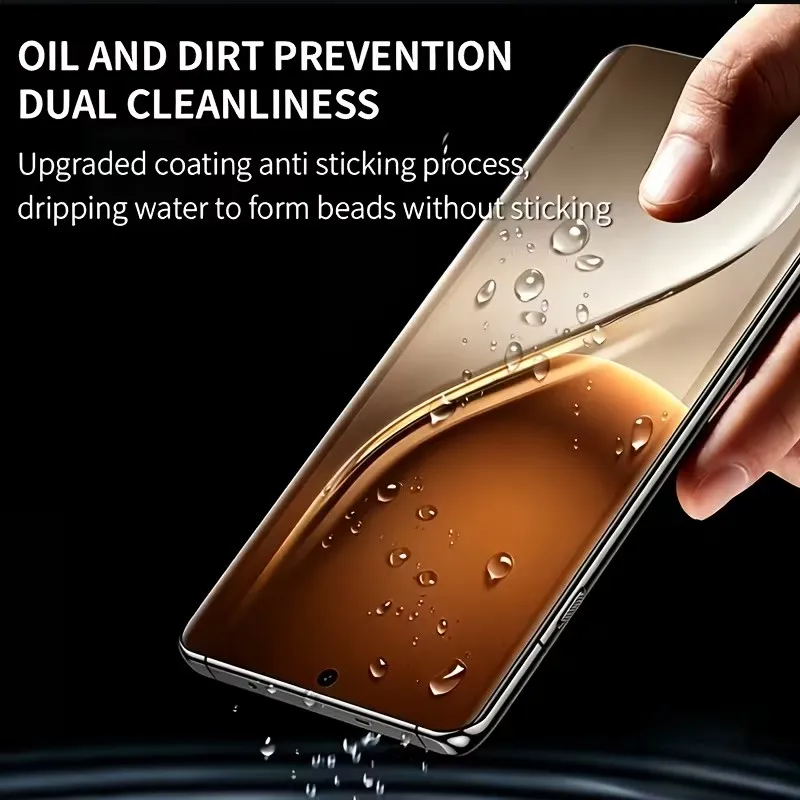 3-Pack Hydrogel Screen Protector Film - Slim and Durable Protection