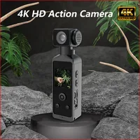 IAURA Pocket 5K HD Action Camera with 270° Rotatable Lens, Optical Image Stabilizer, MicroSD / TF Card, Waterproof Housing, - Image 2