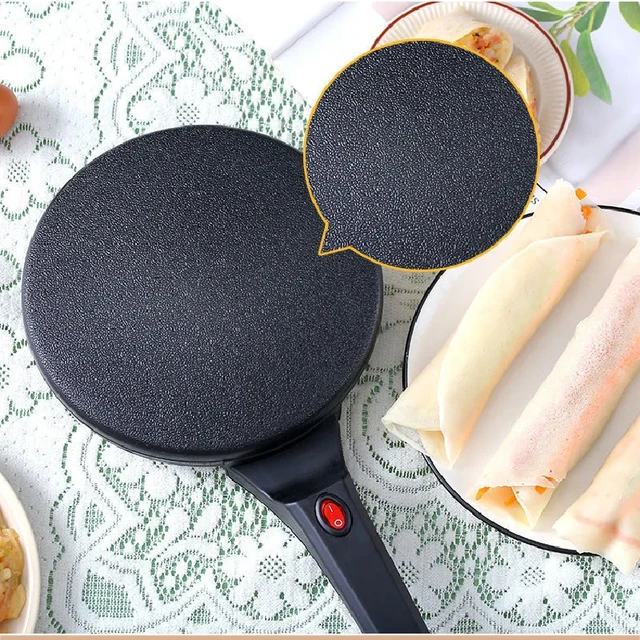 Mini Electric Crepe Maker Breakfast Pizza Machine 220V Non-stick Pancake  Baking Pan Cake Griddle Spring Roll Cooking Tools - AliExpress