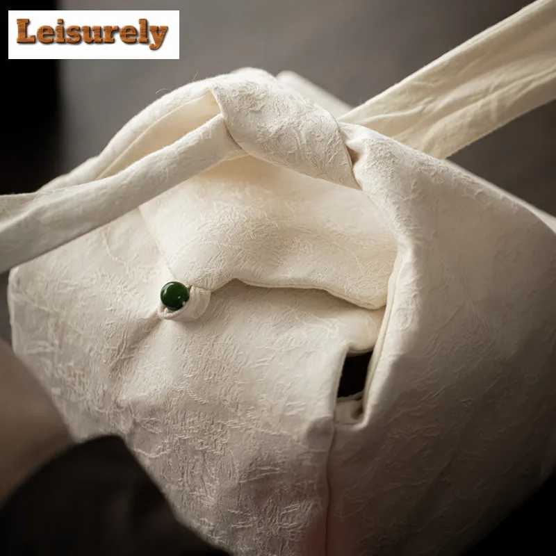 Handmade Dye Cloth Tea Cozies Creative Tea Set Bag Tea Cozy for Teapot Hand Bag Travel Tea Set Bag Tableware Accessories Gift