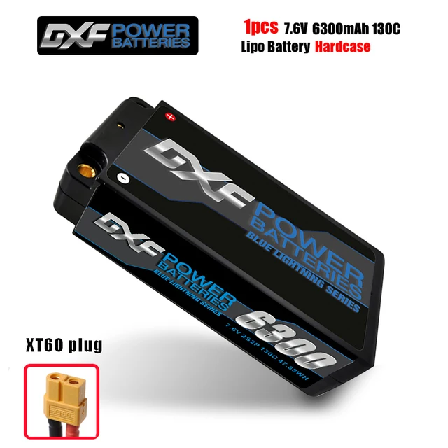 新品　ショートリポバッテリー 厚型 DXF 6300mah 140C　2個セット 新品 ショートリポバッテリー 厚型 DXF 6300mah 140C 2個セット - メルカリ