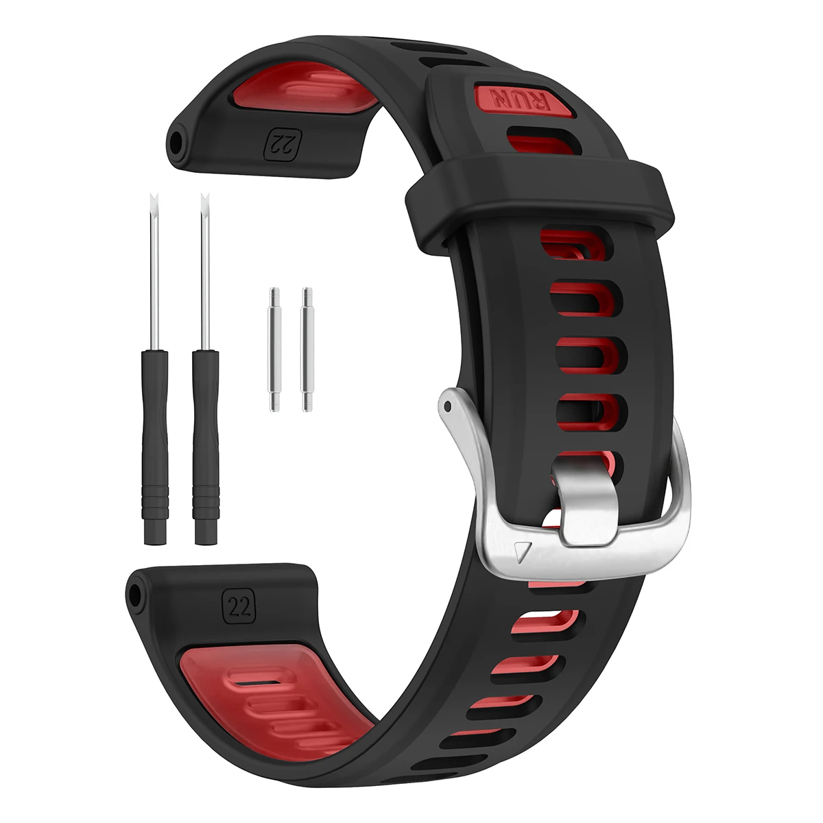 Two-Tone Silicone Sports Wristband Bracelet Accessories