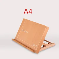 Artist Adjustable Portable Drawing Board Stand Easel A4 with 2 Positions Tabletop Easel Painting Easel with Smooth Surface 4