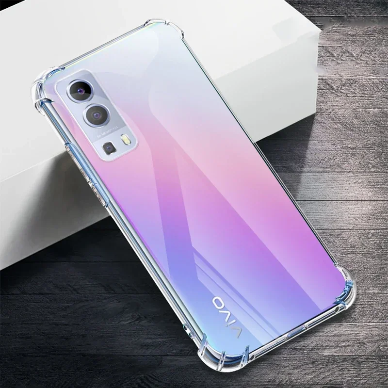 Enhanced Shockproof Transparent Phone Case with Reinforced Corners and Soft Protective Bumper