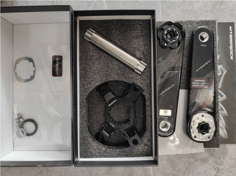 BIGROCK カーボンファイバー超軽量ロードバイククランク 110bcd 160