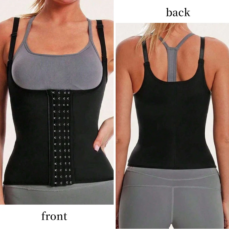 Women's Shapewear Corset Waist Trainer Adjustable Hook Workout Shapewear for Gym Running Tummy Control Body Shapers - Image 2