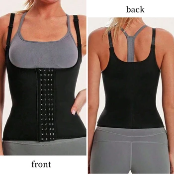 Women’s Shapewear Corset Waist Trainer Adjustable Hook Workout Shapewear for Gym Running Tummy Control Body Shapers