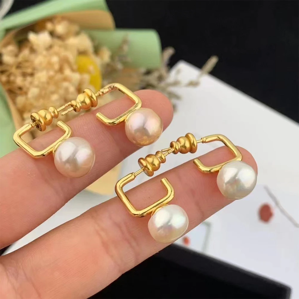 

Fashion Temperament Minimal Style Pearl earrings Ear Studs Earrings for women's girl gift party jewels accessories