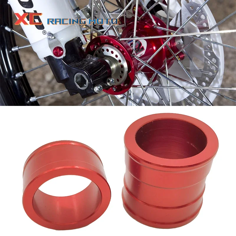 

CNC Billet Aluminum Front Wheel Hub Spacers Wheel Busher For Honda CR CRF 125 250 250R 250X 450R 450X 2002-2015 2016 2017 2018