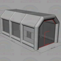 Giant Inflatable Car Workstation Spray Paint Booth Small Tan Spray Booths For Cars 1