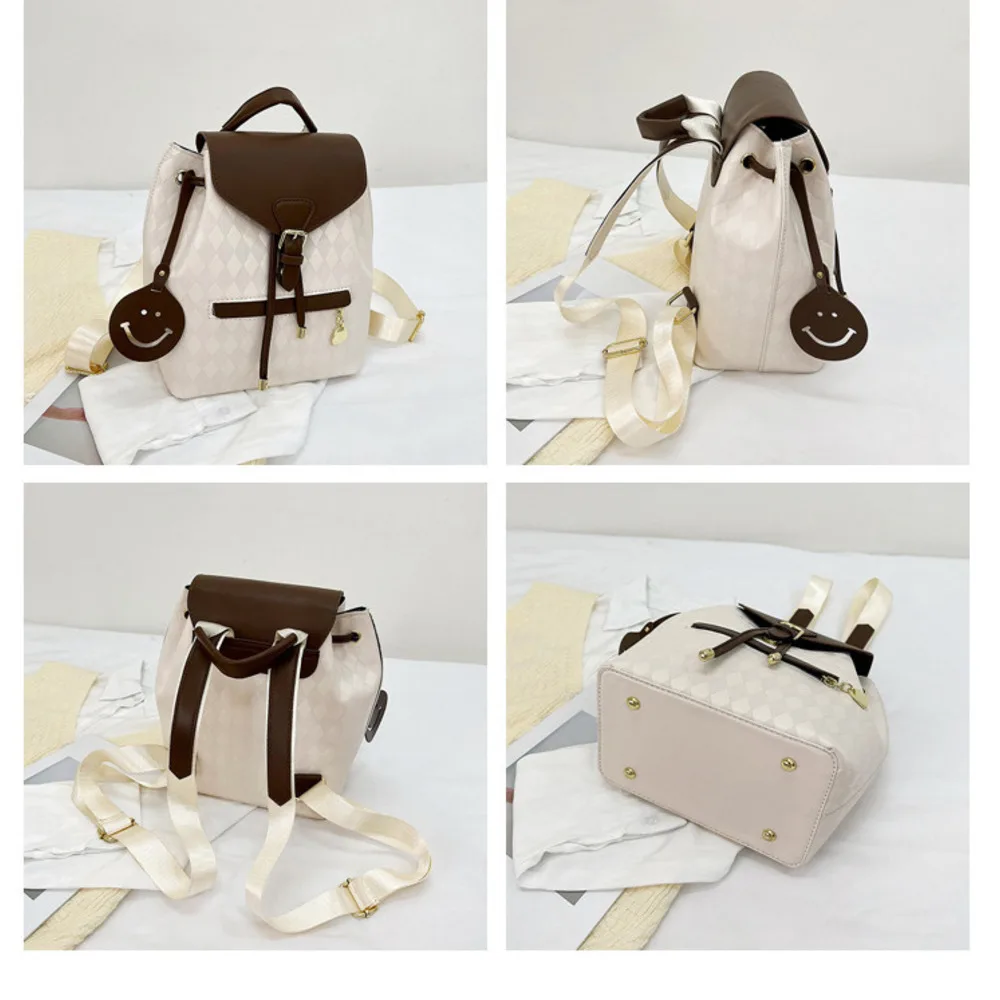 Rucksack 2024, neuer lässiger Damen-Leichtbau-Rucksack mit Karomuster für die Arbeit, Pendeln, Outdoor-Rucksack, Reisetasche_voghion.com