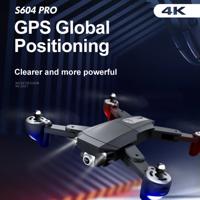 S604 PRO Drone GPS Global Positioning 4K Aerial Photography HD Camera 5G Video WIFI APP RC Helicopter Quadcopter Gift for Adult 1