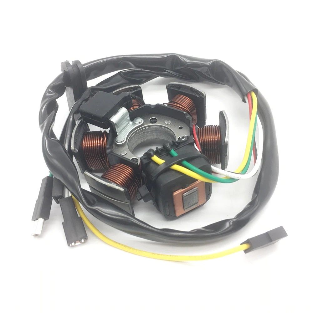 Am6 50 Statore Volano Magnete Adatto Per Yamaha Dt50 Tzr 50 Accensione Ricarica Bobina Generatore Racing Scooter Ciclomotore Dc