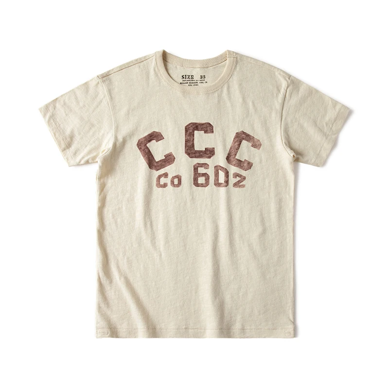 Rugged Bronson Vintage Hand-Drawn Style Printed T-Shirt 1930s CCC