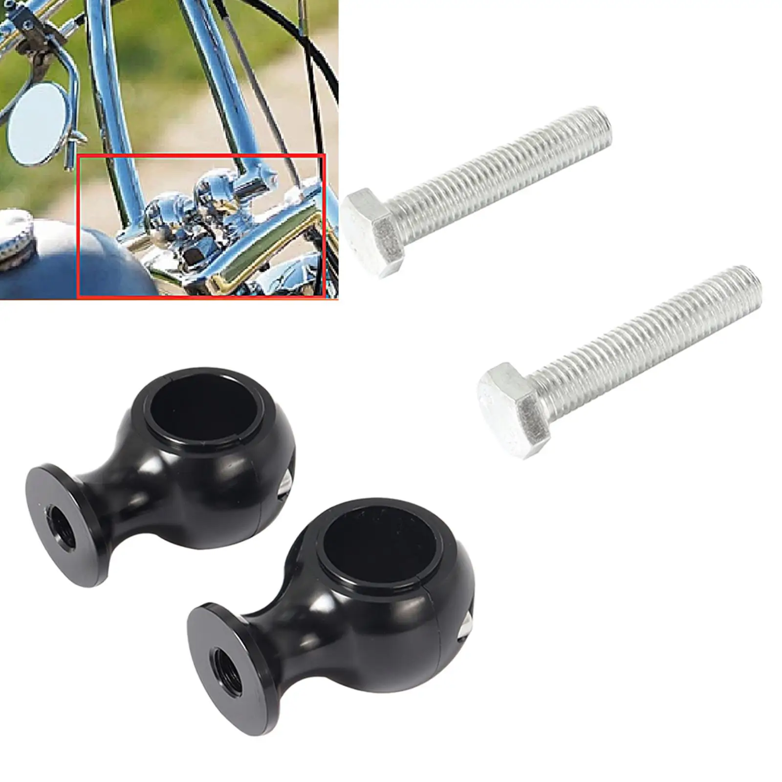  ڵ  ,     Ʈ Ŭ, Harley Ÿ ڵ ٿ  ġ, 22mm