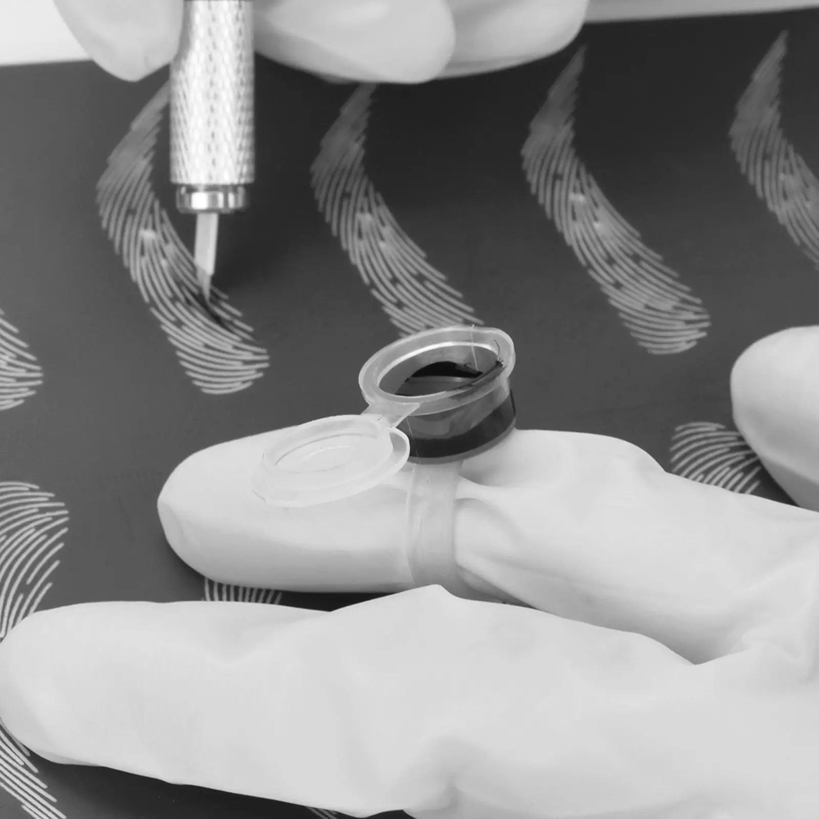 Tattoo Accessories Permanent Makeup Tools Eyelash Extend Ring Cups Ink Cup Equipment Microblading Tattoo Pigment Holder