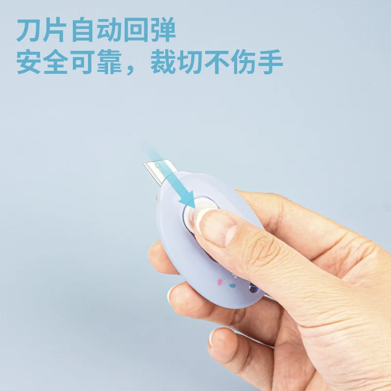 3 pcs/lot Sakura Alloy Mini Portalble Utility Knife Cutter Letter Envelope Opener Mail Knife School Office Supplies Pocket