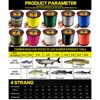 GHOTDA Braided Fishing Line 300M Multifilament X4 Carp Fish Line 10 12 18 28 35 40 50 60 80LB Smooth Strong Fishing Accessories 6