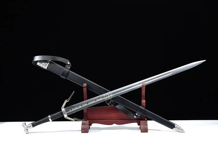 金属製の刃120cm,ヨーロッパの中世の剣,ステンレス鋼,ビデオ