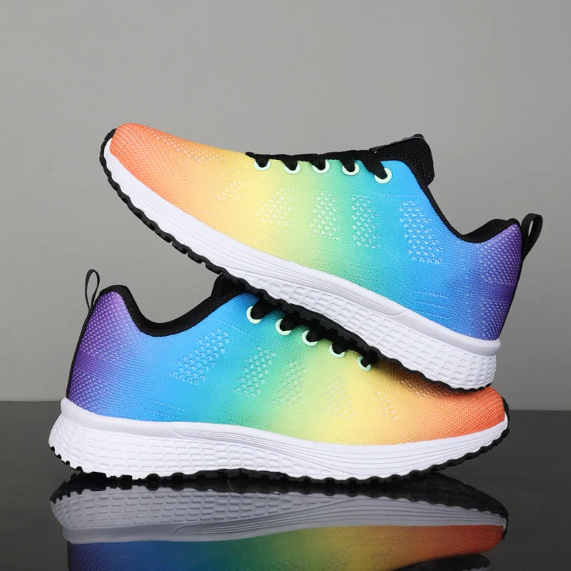 Ladies Luxury Brand Running Shoes Breathable Summer Outside Female Walking Sneakers Colorful Women Fitness Training Shoes