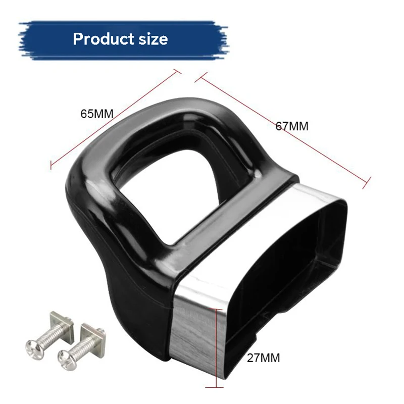2pcs Kitchen Heat Resistant Side Handles for Easy Replacement on Steam Pots Ideal for Single or Double Screw Replacement