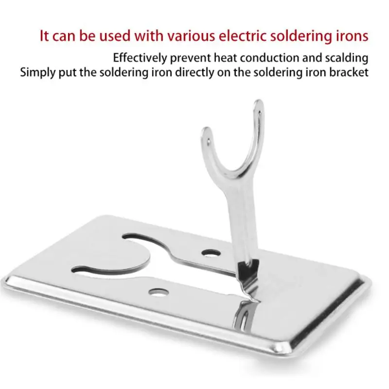 Soldering Iron Stand 3/1Pcs Electric Soldering Iron Stand Holder Metal Support Station With Solder Sponge Frame Y-Type