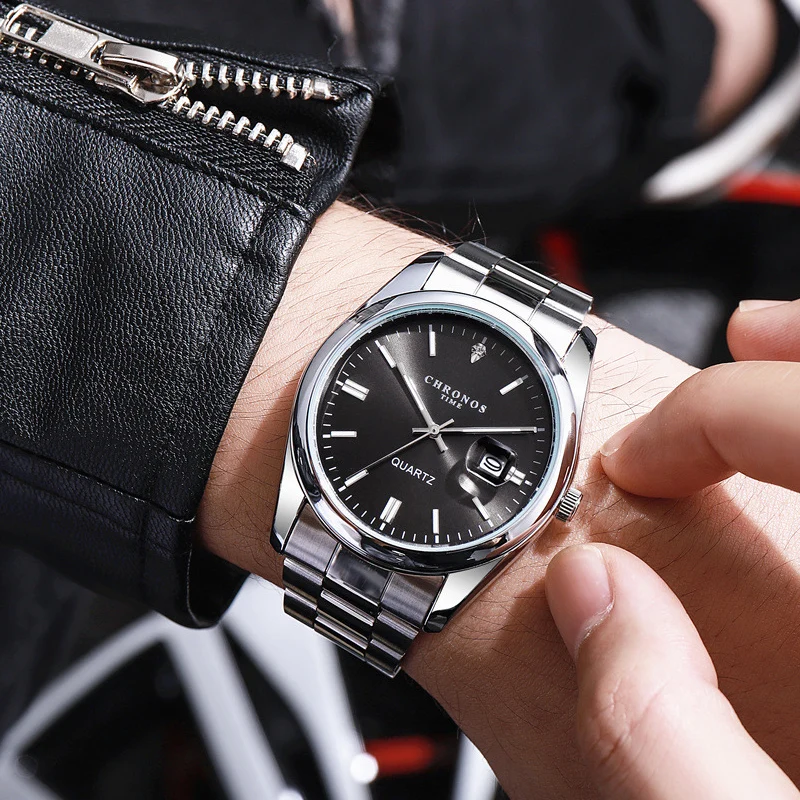 CHRONOS Top Brand Luxury Man Wristwatch Waterproof Luminous