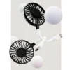 Mini Portable USB Fan Desk Fan Brushless Motor 360° Rotation Pocket Fan Mini Cool Fan Flexible Neck for Laptop or PC Versatile 5