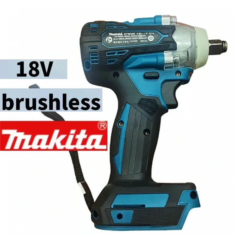 Гайковерт ударный Makita DTW300Z, многофункциональный гаечный ключ 18 в 330 нм-1/2 дюйма, не содержит литиевых батарей