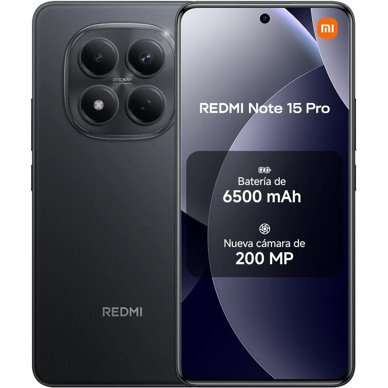 Móvil Xiaomi Redmi Note 15 Pro 4G Libre 8GB+256GB / 12GB+512GB. pantalla AMOLED FHD+ 6.77". MediaTek Helio G200 Ultra. cámara 200 MP. batería 6500 mAh (Cargador no incluido)