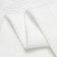 Plain Rhombus Pattern 0-24 Months Newborn Boys & Girls Security Blankets Knitwear Acrylic Baby Swaddle Wraps Soft Infant Blanket 2