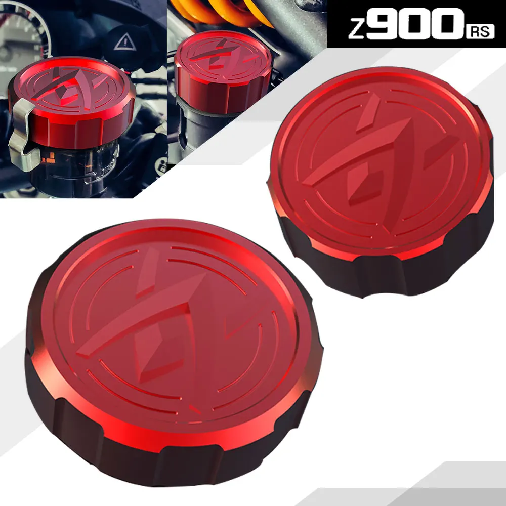 

For Kawasaki Z900RS Z 900RS 2018 2019 2020 2021 2022 2023 Z900RS Cafe Motorcycle Parts Front and Rear Brake Fluid Reservoir Caps