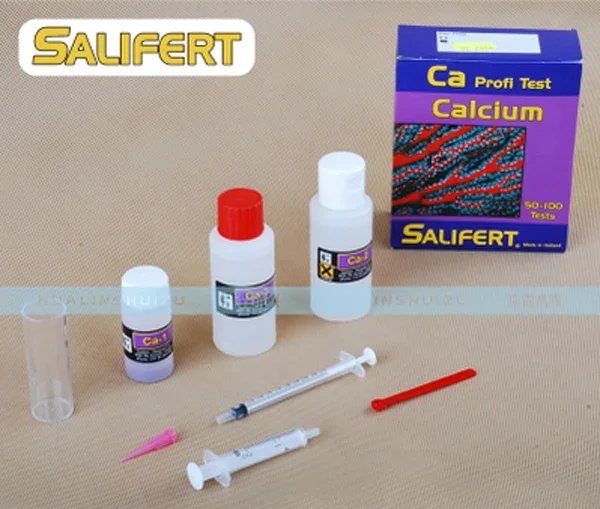 Фото Набор для тестирования кальция Salifert Cu I2 KH Mg NH4, нитрат аммиака NO2 NO3, нитрат PH PO4 Sr, резервуар для проверки калия и воды №2