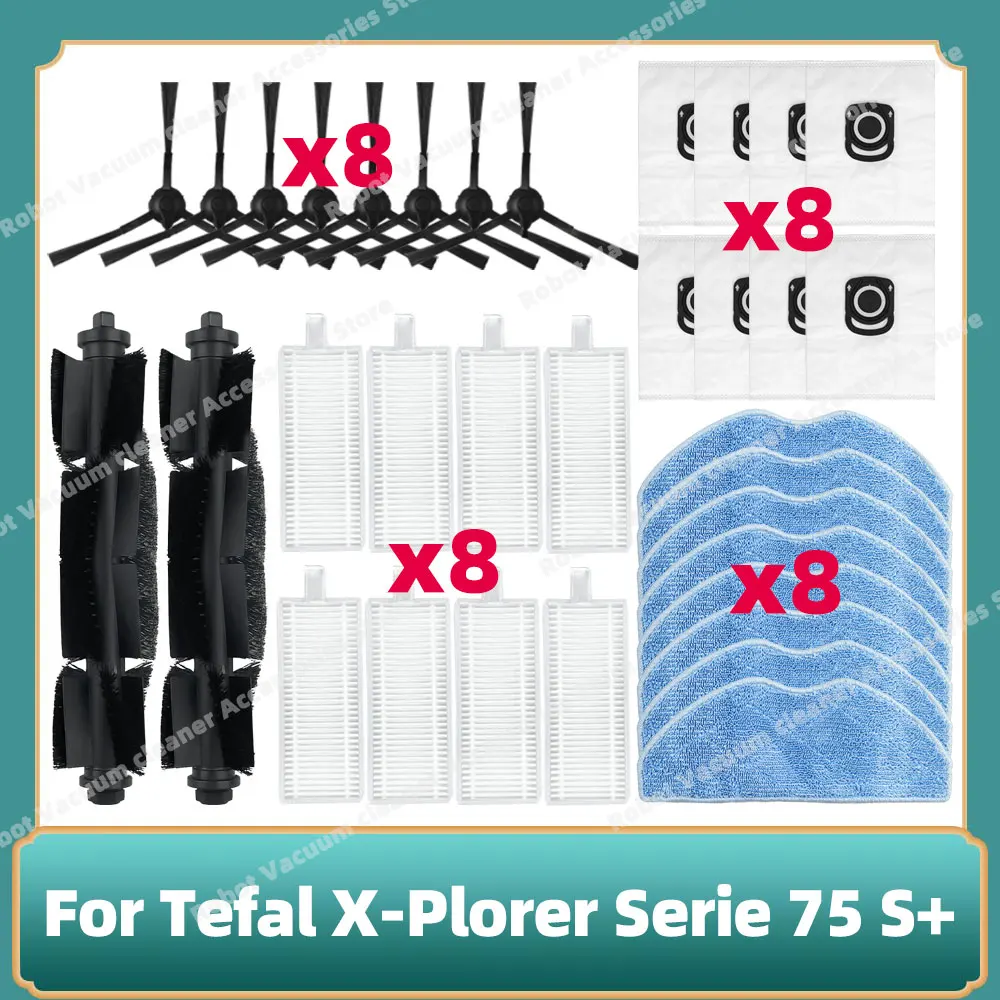 Kit 3 Panni per Robot Rowenta X-PLORER SERIE 75 S ZR185001 ORIGINALE - C.A.R.E. Service Shop Online