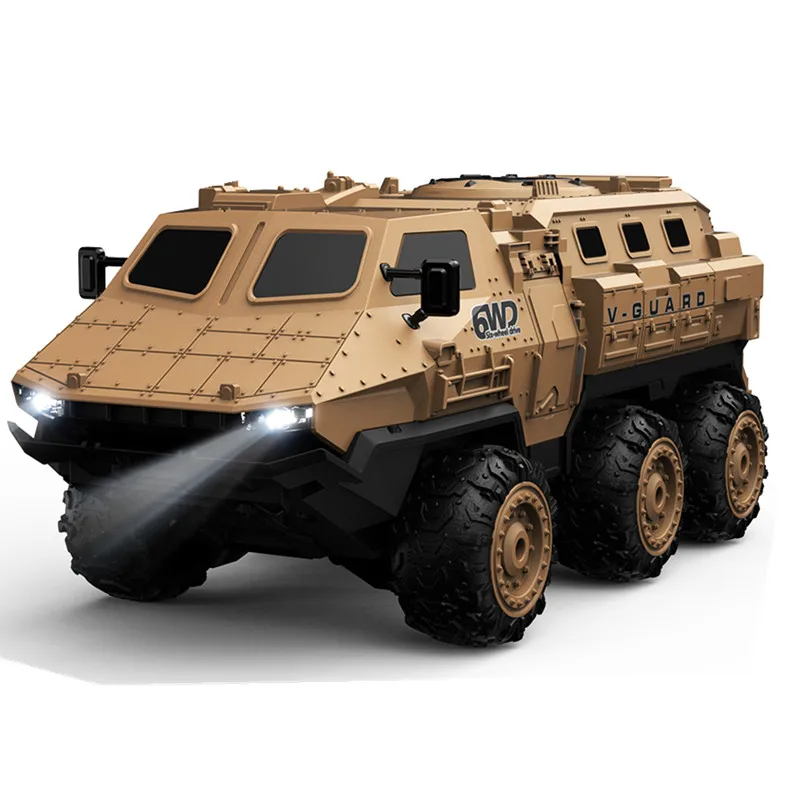 

1:16 6WD Six-wheeled armored RC Car Toy Truck 2.4GHz rc cars for adults toys for boys electric car for kids Armed tank Christmas