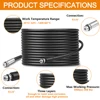 High Pressure Washer Drain Pipe for Lavor Parkside Hammer Vax Sewer Cleaning Hose Sewer Sewage Water Jetter Kit Washer Nozzles 3