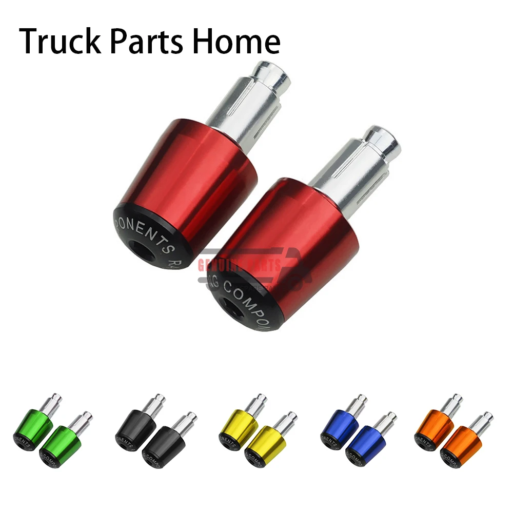 

7/8'' CNC Handle Bar End Motorcycle Handlebar Grips Anti Vibration Plug